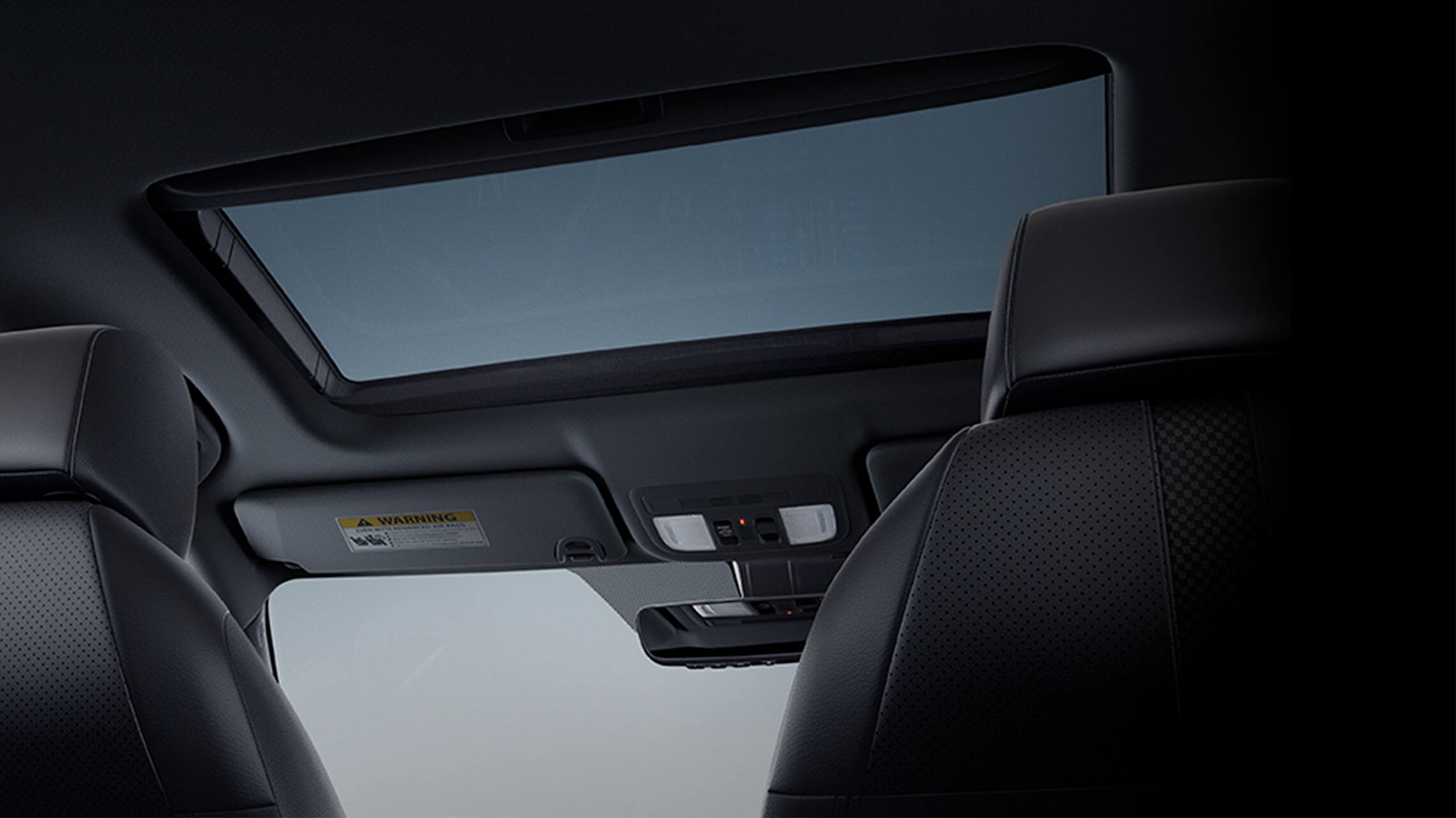 Power moonroof detail in the 2021 Honda Civic Sport Touring Hatchback.